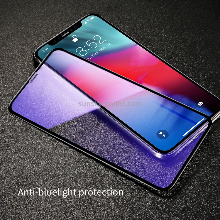 For iPhone 11 / XR Baseus 0.3mm Full Screen Anti Blue-ray Tempered Glass Film(Black) For iPhone 11 / XR Baseus 0.3mm Full Screen Anti Blue-ray Tempered Glass Film(Black)