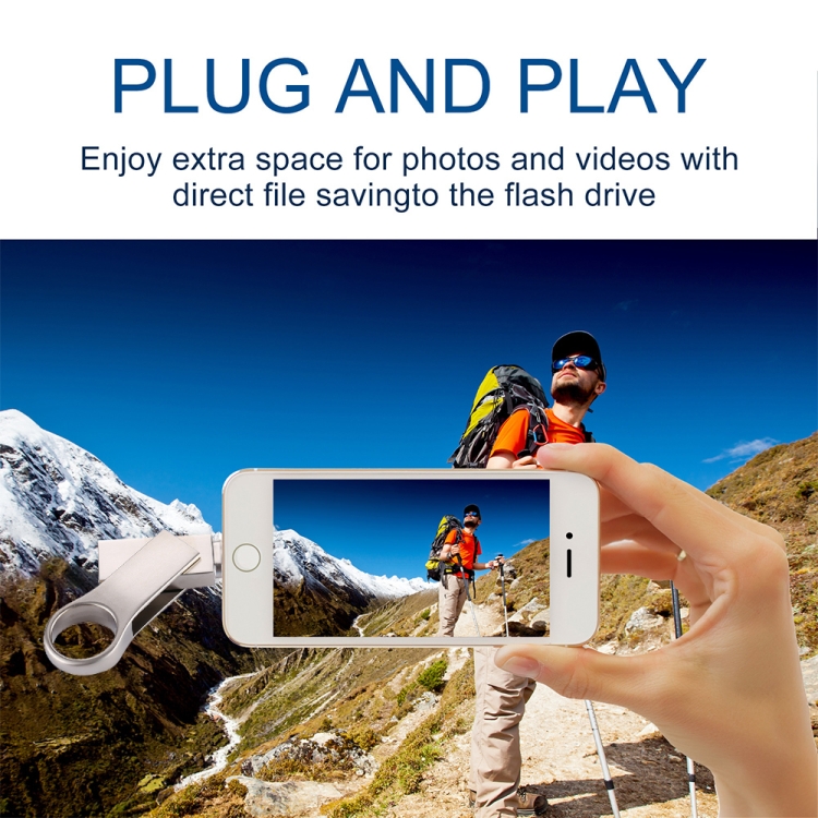 RQW-10D 2 in 1 USB 2.0 & 8 Pin 64GB Flash Drive RQW-10D 2 in 1 USB 2.0 & 8 Pin 64GB Flash Drive