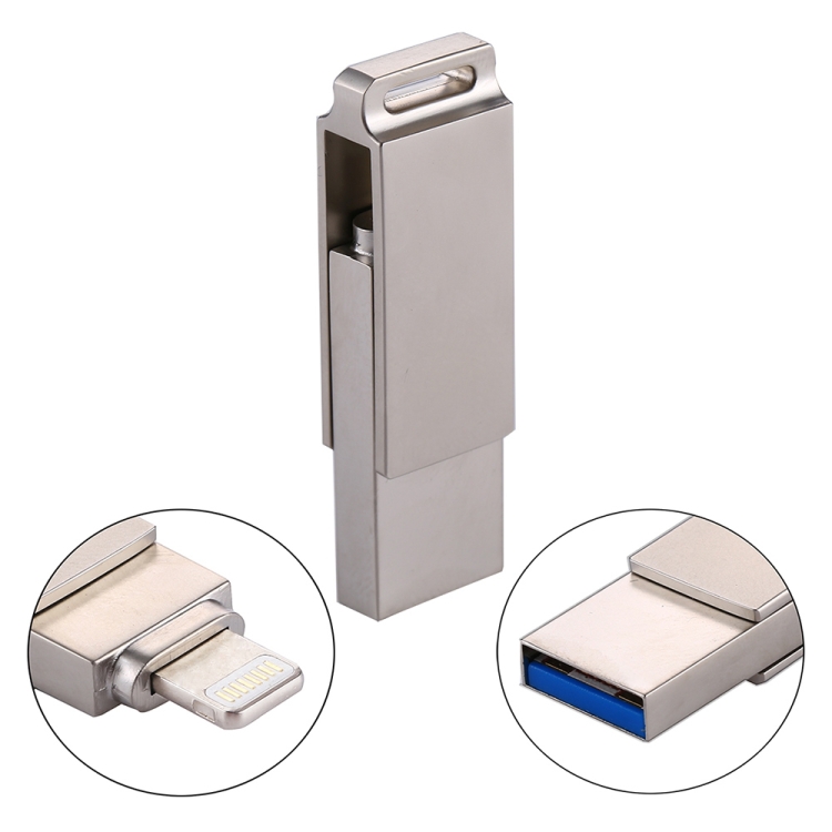 RQW-10 2 in 1 USB 2.0 & 8 Pin 128GB Flash Drive RQW-10 2 in 1 USB 2.0 & 8 Pin 128GB Flash Drive