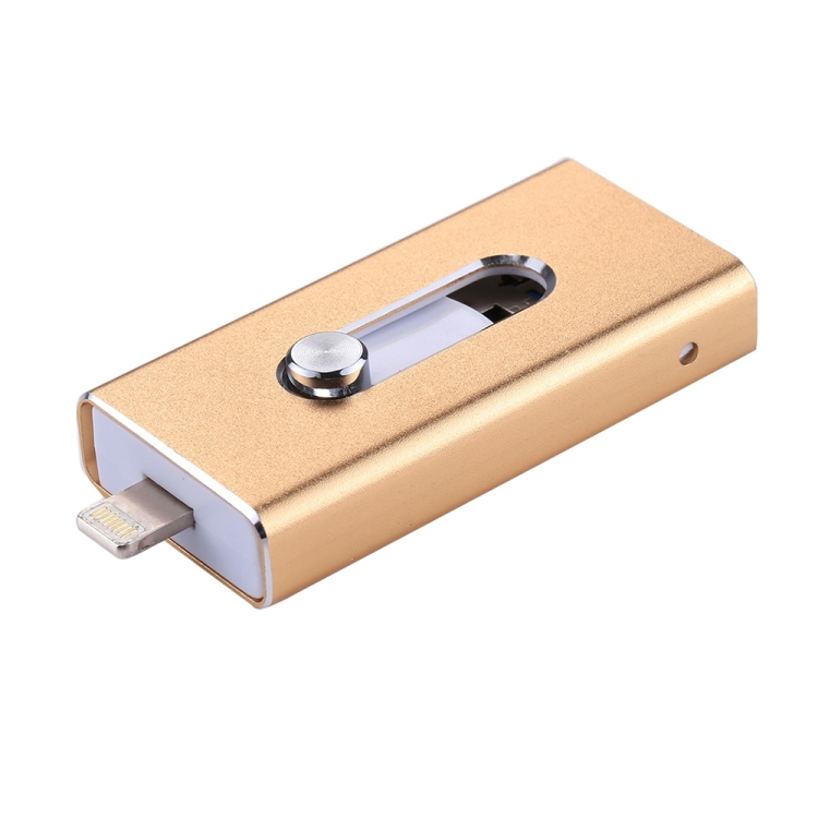 RQW-02 3 in 1 USB 2.0 & 8 Pin & Micro USB 32GB Flash Drive(Gold) RQW-02 3 in 1 USB 2.0 & 8 Pin & Micro USB 32GB Flash Drive(Gold)