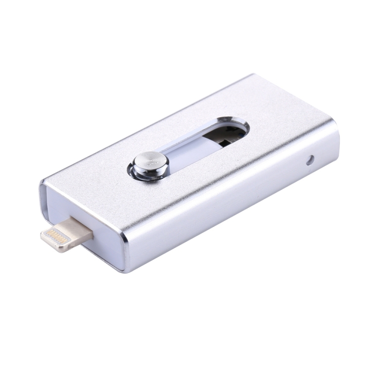 RQW-02 3 in 1 USB 2.0 & 8 Pin & Micro USB 32GB Flash Drive(Silver) RQW-02 3 in 1 USB 2.0 & 8 Pin & Micro USB 32GB Flash Drive(Silver)