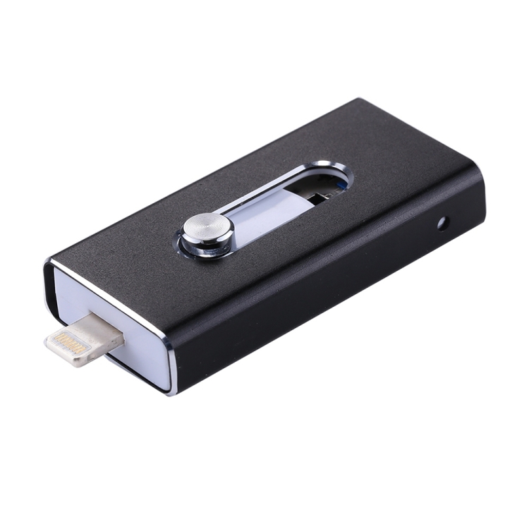 RQW-02 3 in 1 USB 2.0 & 8 Pin & Micro USB 128GB Flash Drive(Black) RQW-02 3 in 1 USB 2.0 & 8 Pin & Micro USB 128GB Flash Drive(Black)