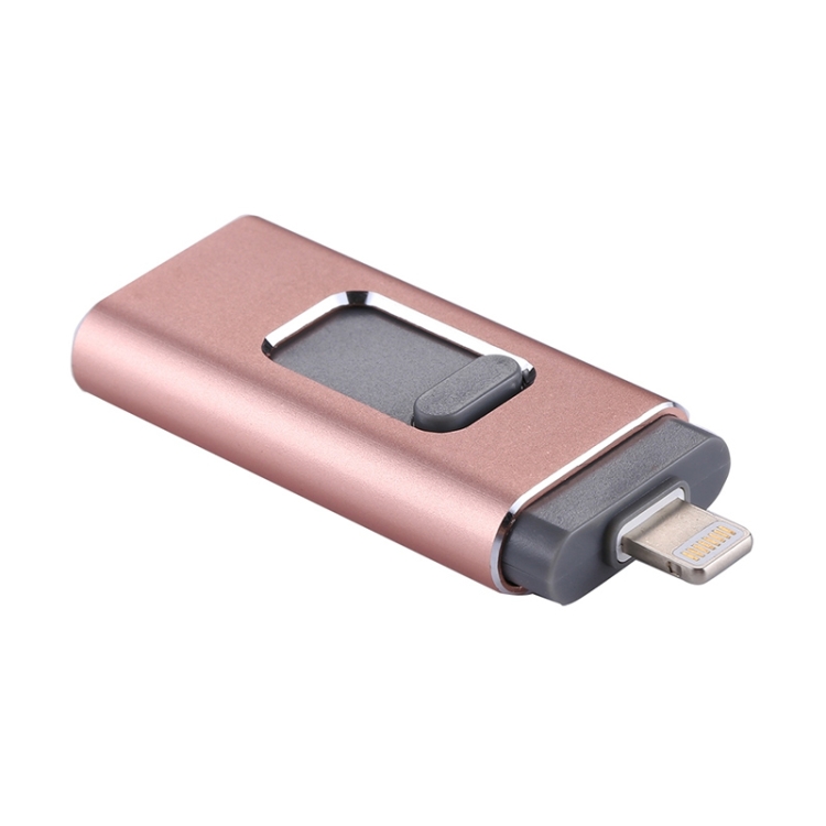 easyflash RQW-01B 3 in 1 USB 2.0 & 8 Pin & Micro USB 32GB Flash Drive(Rose Gold) easyflash RQW-01B 3 in 1 USB 2.0 & 8 Pin & Micro USB 32GB Flash Drive(Rose Gold)