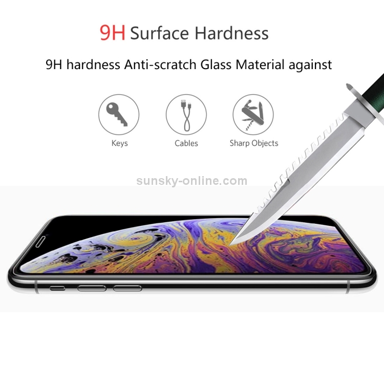 For iPhone 11 Pro Max / XS Max 2pcs ENKAY Hat-Prince 0.26mm 9H 2.5D Tempered Glass Film For iPhone 11 Pro Max / XS Max 2pcs ENKAY Hat-Prince 0.26mm 9H 2.5D Tempered Glass Film
