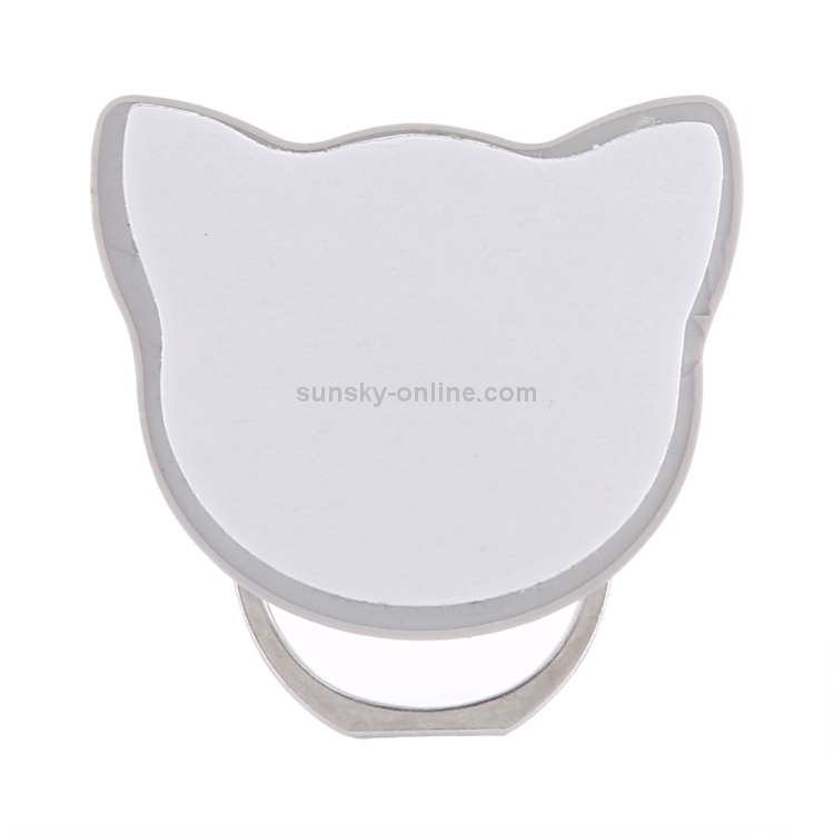 100 PCS Universal Cat Shape 360 Degree Rotatable Ring Stand Holder for Almost All Smartphones(Silver) 100 PCS Universal Cat Shape 360 Degree Rotatable Ring Stand Holder for Almost All Smartphones(Silver)