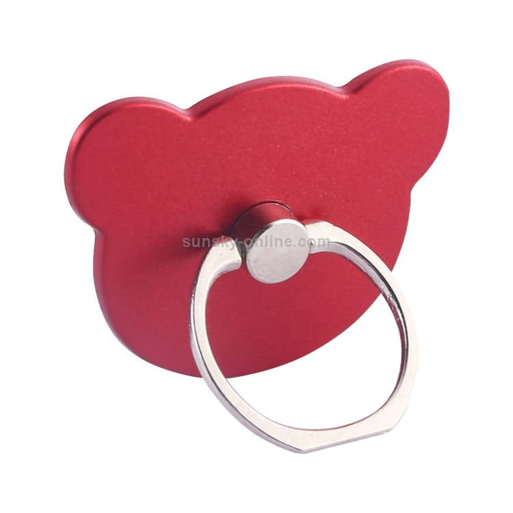 100 PCS Universal Panda Shape 360 Degree Rotatable Ring Stand Holder for Almost All Smartphones (Red) 100 PCS Universal Panda Shape 360 Degree Rotatable Ring Stand Holder for Almost All Smartphones (Red)