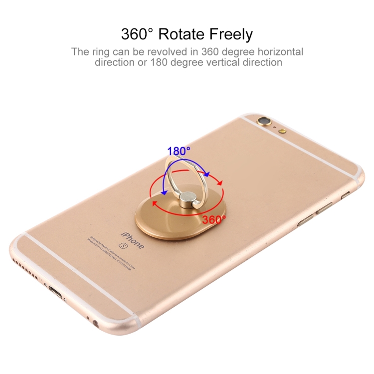 100 PCS Universal Oval Shape 360 Degree Rotatable Ring Stand Holder for Almost All Smartphones(Gold) 100 PCS Universal Oval Shape 360 Degree Rotatable Ring Stand Holder for Almost All Smartphones(Gold)