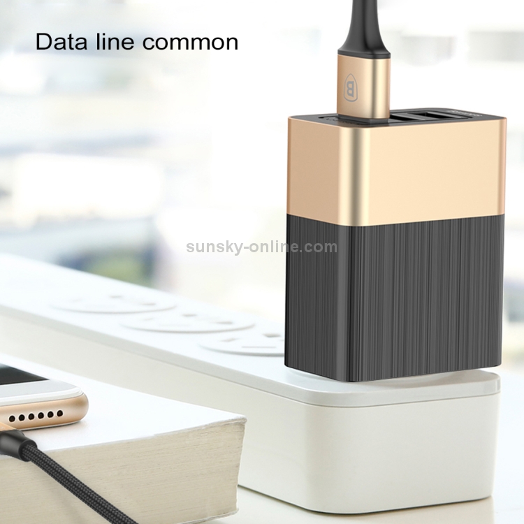 Baseus Duke 3.4A Total Output 3 USB Quick Charge Smart Travel Charger, US Plug Baseus Duke 3.4A Total Output 3 USB Quick Charge Smart Travel Charger, US Plug