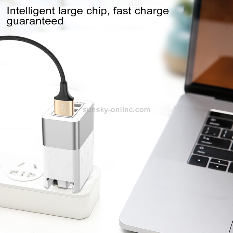 Baseus Duke 3.4A Total Output 3 USB Quick Charge Smart Travel Charger, US Plug Baseus Duke 3.4A Total Output 3 USB Quick Charge Smart Travel Charger, US Plug