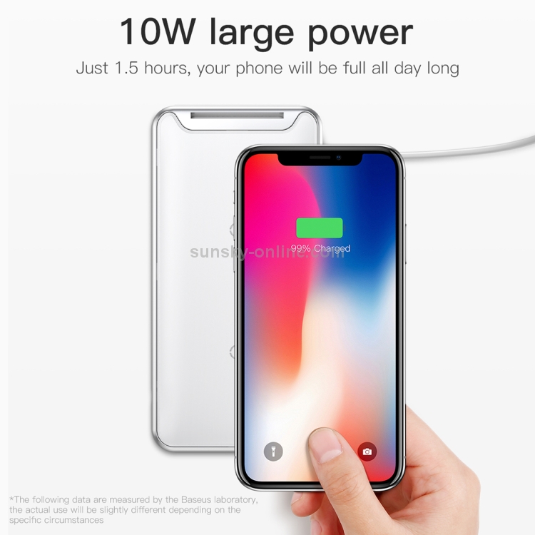 Baseus Desktop 10W Max 3-coil Vertical Horizontal Qi Wireless Charger Pad with Type-C Cable Baseus Desktop 10W Max 3-coil Vertical Horizontal Qi Wireless Charger Pad with Type-C Cable