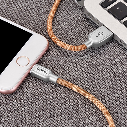 Hoco U15 1m 2.4A 8 Pin to USB Data Sync Charging Cable Hoco U15 1m 2.4A 8 Pin to USB Data Sync Charging Cable