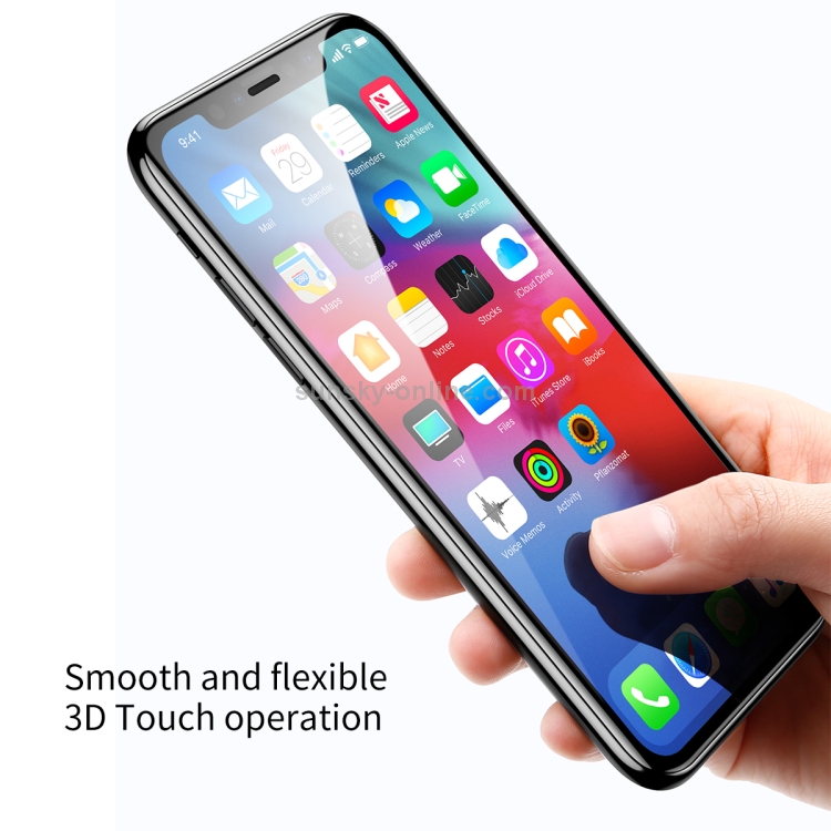 For iPhone 11 / XR Baseus 0.3mm 9H Full Screen Tempered Glass Film (Black) For iPhone 11 / XR Baseus 0.3mm 9H Full Screen Tempered Glass Film (Black)