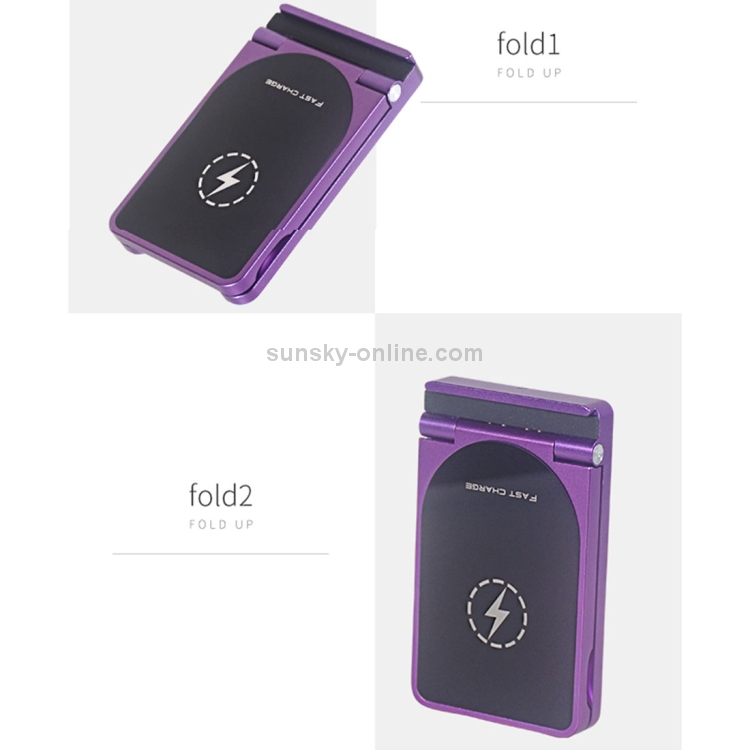 Q6 Desktop Foldable Aluminium Alloy Phone Holder 10W Dual Coils Fast Charging Qi Wireless Charger Q6 Desktop Foldable Aluminium Alloy Phone Holder 10W Dual Coils Fast Charging Qi Wireless Charger