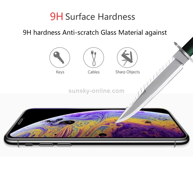 For iPhone 11 Pro / XS / X 2pcs ENKAY Hat-Prince 0.26mm 9H 2.5D Tempered Glass Film For iPhone 11 Pro / XS / X 2pcs ENKAY Hat-Prince 0.26mm 9H 2.5D Tempered Glass Film
