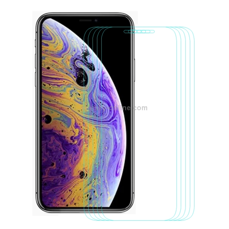 For iPhone 11 Pro / XS / X 5pcs ENKAY Hat-Prince 0.26mm 9H 2.5D Tempered Glass Film For iPhone 11 Pro / XS / X 5pcs ENKAY Hat-Prince 0.26mm 9H 2.5D Tempered Glass Film