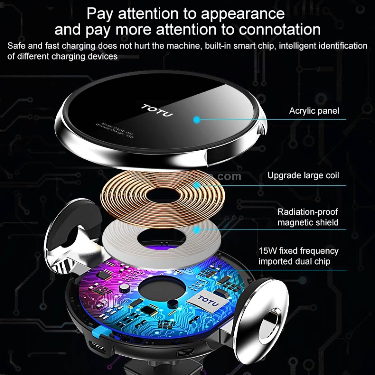 TOTUDESIGN CACW-037 Stellar Series Wireless Charger Car Holder TOTUDESIGN CACW-037 Stellar Series Wireless Charger Car Holder