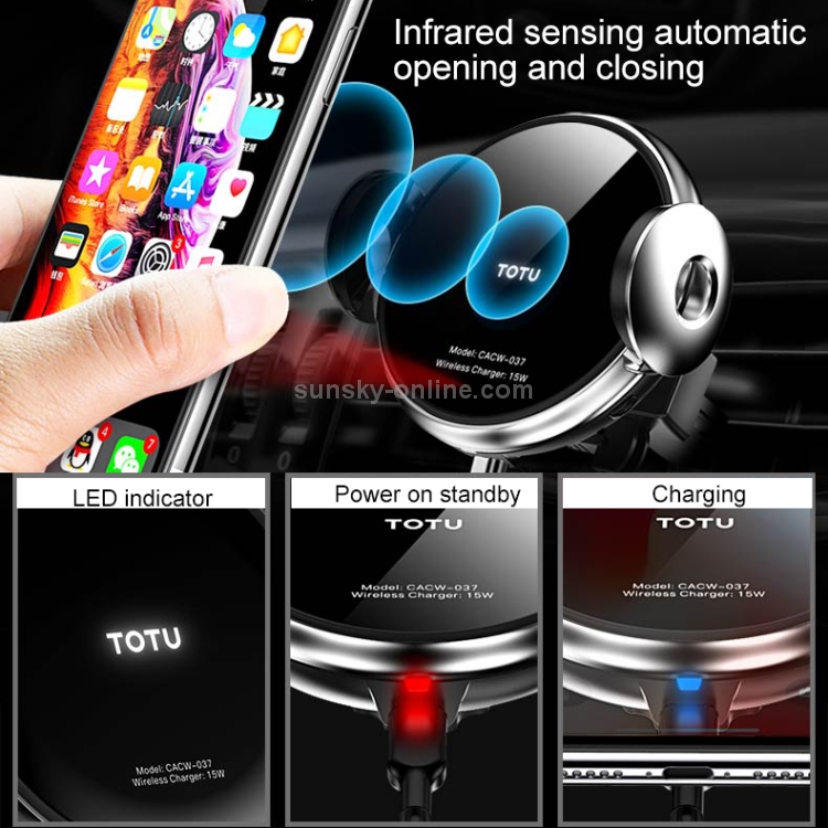 TOTUDESIGN CACW-037 Stellar Series Wireless Charger Car Holder TOTUDESIGN CACW-037 Stellar Series Wireless Charger Car Holder