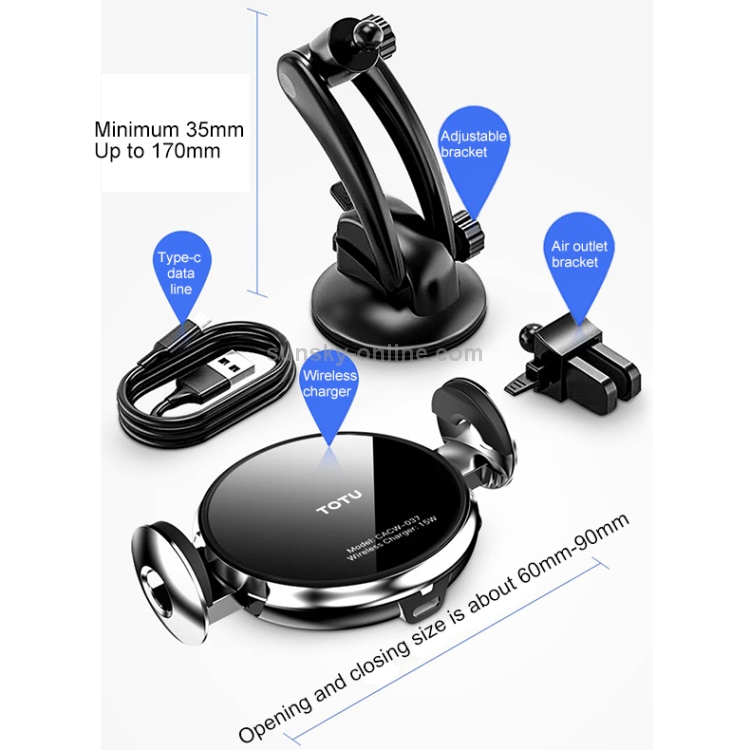 TOTUDESIGN CACW-037 Stellar Series Wireless Charger Car Holder TOTUDESIGN CACW-037 Stellar Series Wireless Charger Car Holder