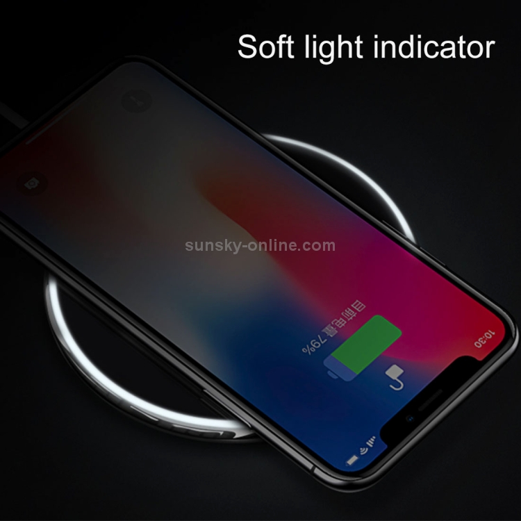 TOTUDESIGN CACW-014 Lighting Series Round 10W Fast Charging Qi Wireless Charger Pad TOTUDESIGN CACW-014 Lighting Series Round 10W Fast Charging Qi Wireless Charger Pad