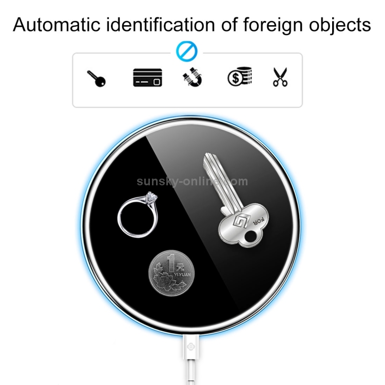 TOTUDESIGN CACW-014 Lighting Series Round 10W Fast Charging Qi Wireless Charger Pad TOTUDESIGN CACW-014 Lighting Series Round 10W Fast Charging Qi Wireless Charger Pad