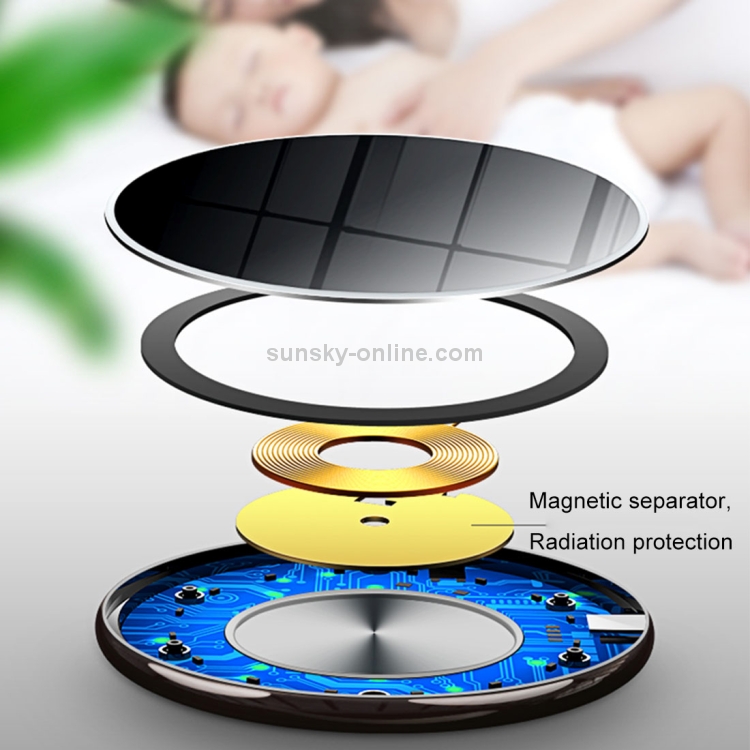 TOTUDESIGN CACW-014 Lighting Series Round 10W Fast Charging Qi Wireless Charger Pad TOTUDESIGN CACW-014 Lighting Series Round 10W Fast Charging Qi Wireless Charger Pad