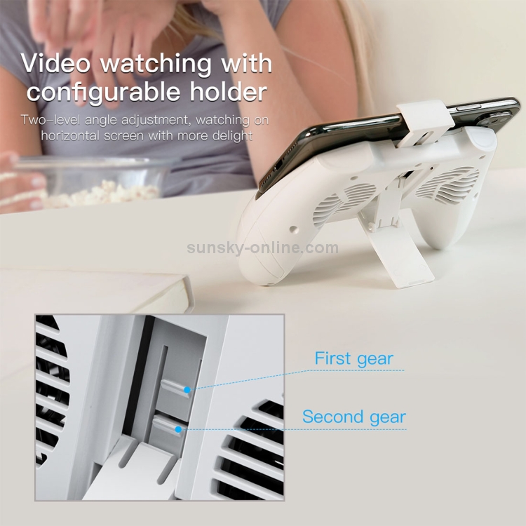 Baseus 4 in 1 Phone Gaming Handle Grip with Rapid Cooling Fan Radiator & Holder & 1200mAh Li-ion Back Up Battery Baseus 4 in 1 Phone Gaming Handle Grip with Rapid Cooling Fan Radiator & Holder & 1200mAh Li-ion Back Up Battery