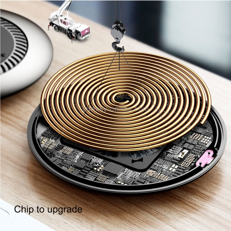 Baseus Desktop 10W Max Fast Charging Pad Wireless Charger with Cooling Fan Baseus Desktop 10W Max Fast Charging Pad Wireless Charger with Cooling Fan