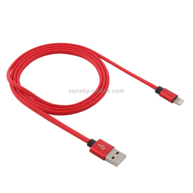 1m Flat Cord USB A to 8 Pin Fast Charging Data Sync Charge Cable 1m Flat Cord USB A to 8 Pin Fast Charging Data Sync Charge Cable