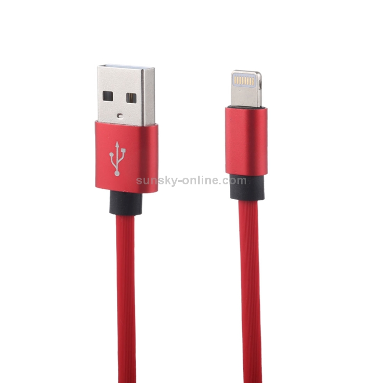 1m Flat Cord USB A to 8 Pin Fast Charging Data Sync Charge Cable 1m Flat Cord USB A to 8 Pin Fast Charging Data Sync Charge Cable
