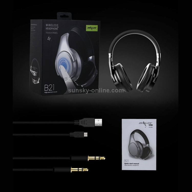 ZEALOT B21 Stereo Wired Wireless Bluetooth Subwoofer Headset