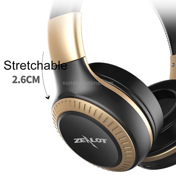 ZEALOT B20 Stereo Wired Wireless Bluetooth 4.0 Subwoofer Headset with 3.5mm Universal Audio Cable Jack & HD Microphone ZEALOT B20 Stereo Wired Wireless Bluetooth 4.0 Subwoofer Headset with 3.5mm Universal Audio Cable Jack & HD Microphone