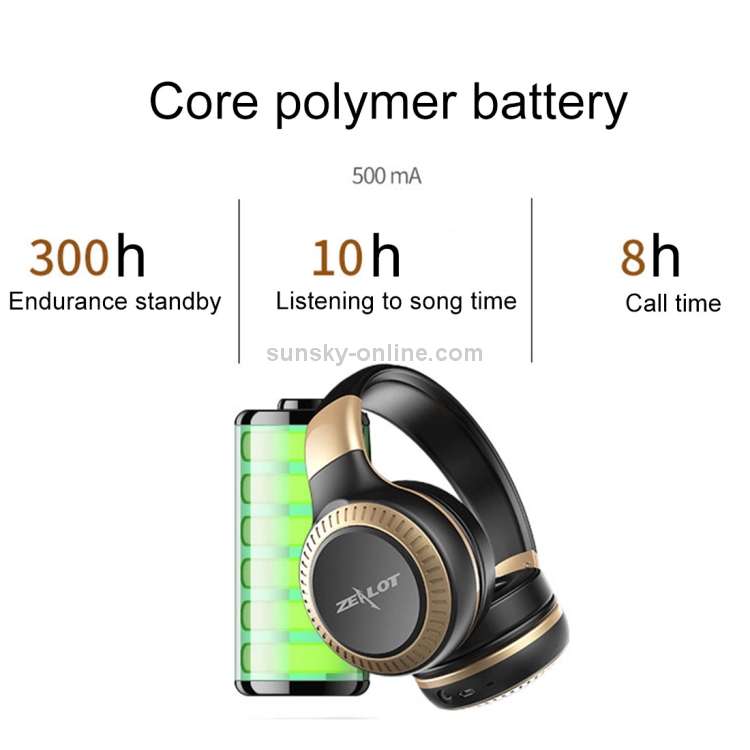 ZEALOT B20 Stereo Wired Wireless Bluetooth 4.0 Subwoofer Headset with 3.5mm Universal Audio Cable Jack & HD Microphone ZEALOT B20 Stereo Wired Wireless Bluetooth 4.0 Subwoofer Headset with 3.5mm Universal Audio Cable Jack & HD Microphone