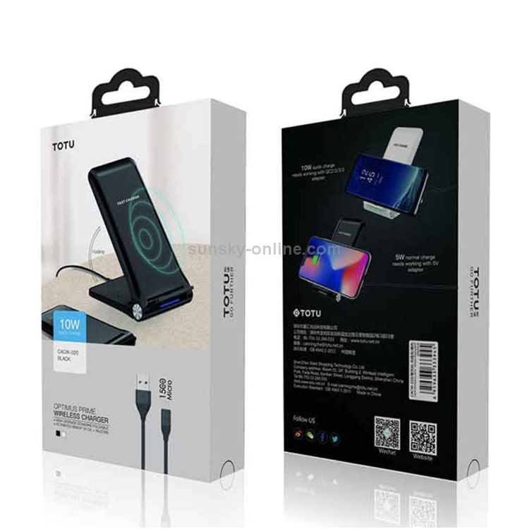 TOTUDESIGN CACW-020 Skyscraper Series Round 10W Fast Charging Qi Wireless Charger Pad TOTUDESIGN CACW-020 Skyscraper Series Round 10W Fast Charging Qi Wireless Charger Pad