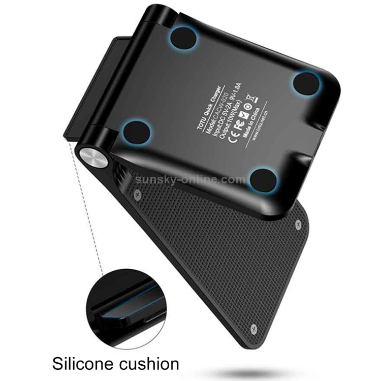 TOTUDESIGN CACW-020 Skyscraper Series Round 10W Fast Charging Qi Wireless Charger Pad TOTUDESIGN CACW-020 Skyscraper Series Round 10W Fast Charging Qi Wireless Charger Pad