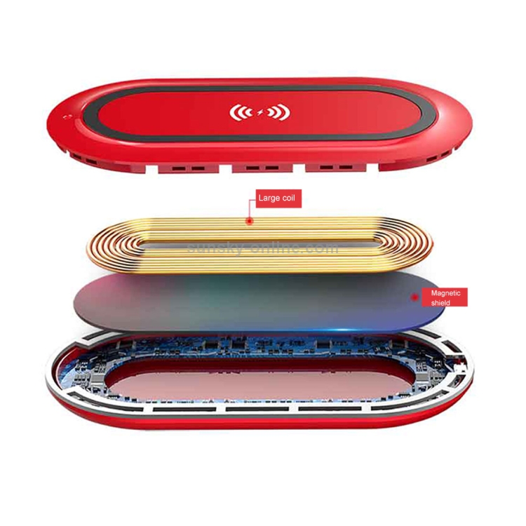 TOTUDESIGN CACW-016 Zeus Series Round 10W Fast Charging Qi Wireless Charger Pad TOTUDESIGN CACW-016 Zeus Series Round 10W Fast Charging Qi Wireless Charger Pad