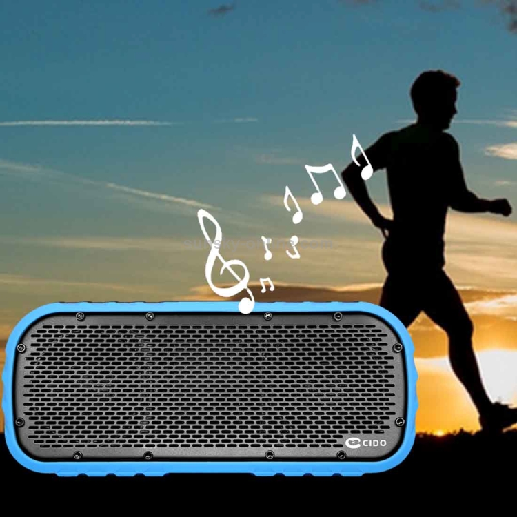 Cido Outdoor Sports Shockproof IPX7 Waterproof Wireless Bluetooth Speaker Loudspeakers(Blue) Cido Outdoor Sports Shockproof IPX7 Waterproof Wireless Bluetooth Speaker Loudspeakers(Blue)