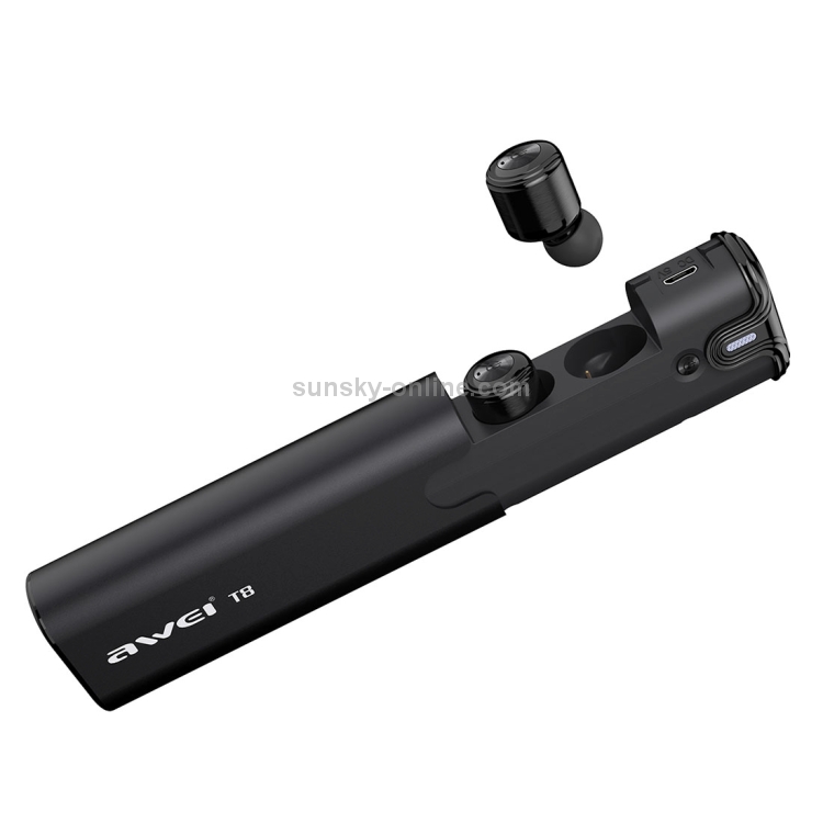 AWEI T8 Mini 2 in 1 Headset Wireless Bluetooth V4.2 In-ear Stereo Earphone with Mic & Charging Dock Case AWEI T8 Mini 2 in 1 Headset Wireless Bluetooth V4.2 In-ear Stereo Earphone with Mic & Charging Dock Case