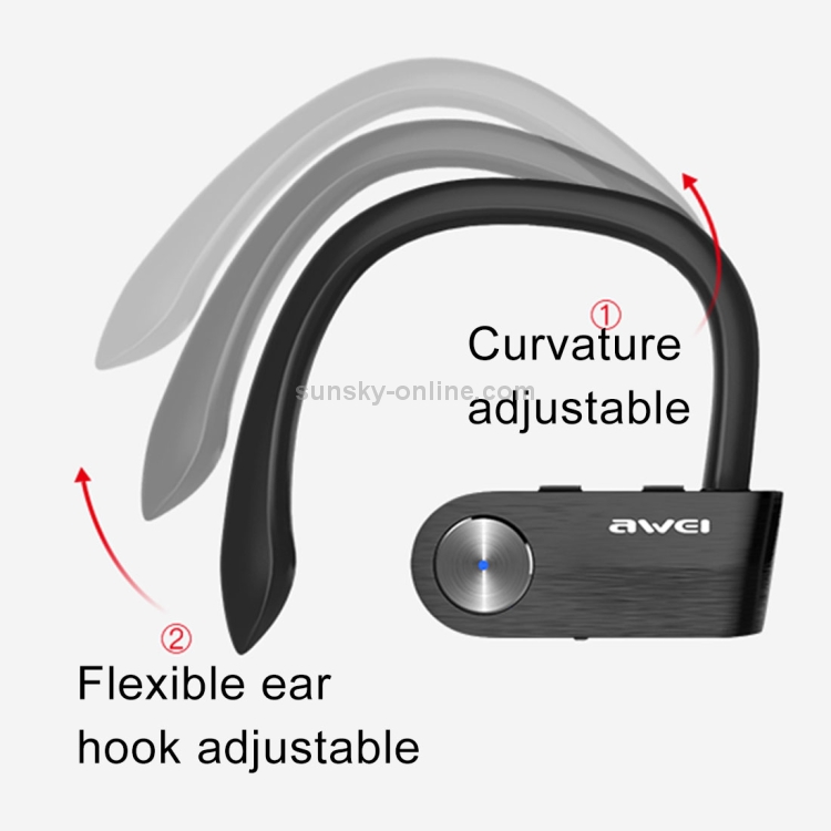 AWEI T2 Sports Headset IPX4 Waterproof Wireless Bluetooth V4.2 In-ear Stereo Earphone, Support TWS AWEI T2 Sports Headset IPX4 Waterproof Wireless Bluetooth V4.2 In-ear Stereo Earphone, Support TWS