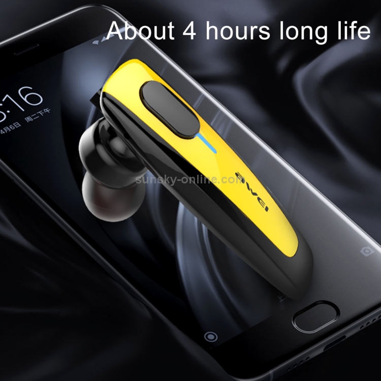 AWEI N3 Business Style Wireless Smart Headset Bluetooth Stereo In-ear Earphone with Mic AWEI N3 Business Style Wireless Smart Headset Bluetooth Stereo In-ear Earphone with Mic