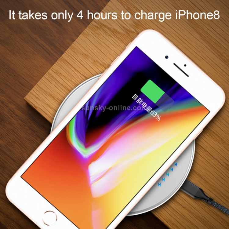 HAMTOD DC 5V 2A 8mm Fast Charging Pad Qi Wireless Charger with Indicator Light HAMTOD DC 5V 2A 8mm Fast Charging Pad Qi Wireless Charger with Indicator Light