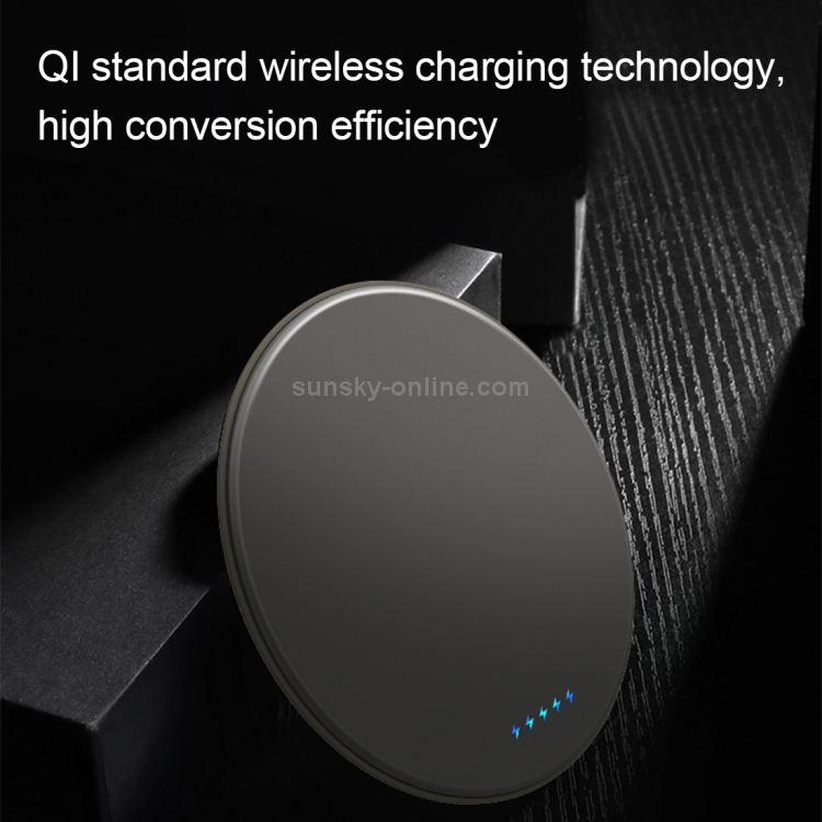 HAMTOD DC 5V 2A 8mm Fast Charging Pad Qi Wireless Charger with Indicator Light HAMTOD DC 5V 2A 8mm Fast Charging Pad Qi Wireless Charger with Indicator Light