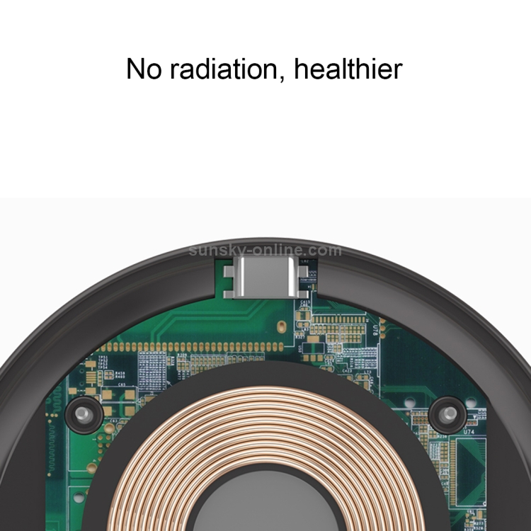 HAMTOD DC 5V 2A 8mm Fast Charging Pad Qi Wireless Charger with Indicator Light HAMTOD DC 5V 2A 8mm Fast Charging Pad Qi Wireless Charger with Indicator Light