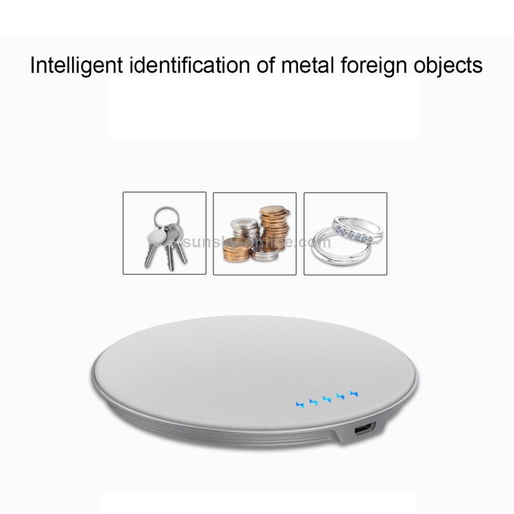 HAMTOD DC 5V 2A 8mm Fast Charging Pad Qi Wireless Charger with Indicator Light HAMTOD DC 5V 2A 8mm Fast Charging Pad Qi Wireless Charger with Indicator Light