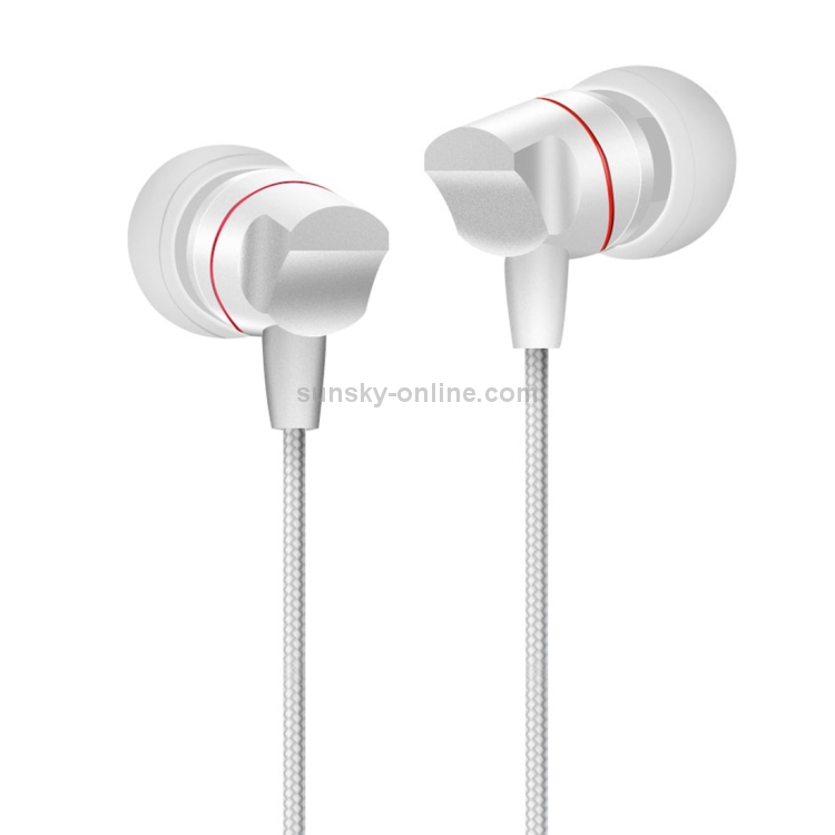 JOYROOM JR-E207 Braided Cord 3.5mm Plug Wired Control In-Ear Metal Earphone JOYROOM JR-E207 Braided Cord 3.5mm Plug Wired Control In-Ear Metal Earphone