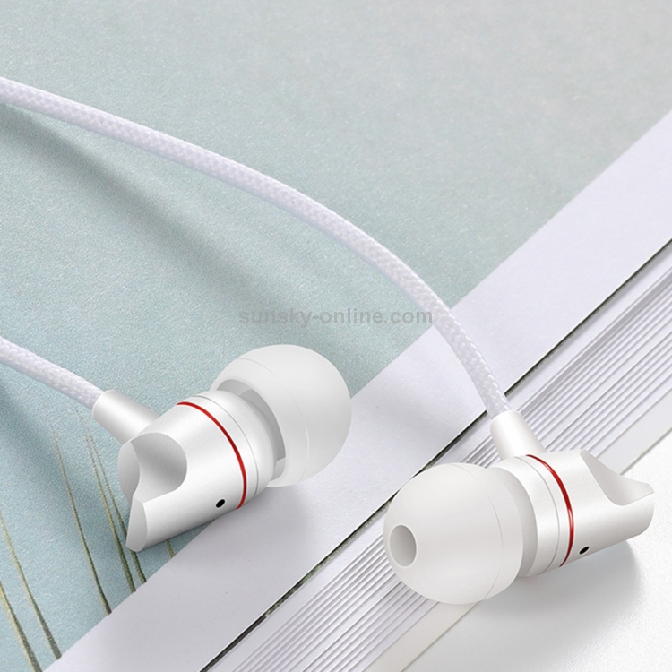JOYROOM JR-E207 Braided Cord 3.5mm Plug Wired Control In-Ear Metal Earphone JOYROOM JR-E207 Braided Cord 3.5mm Plug Wired Control In-Ear Metal Earphone