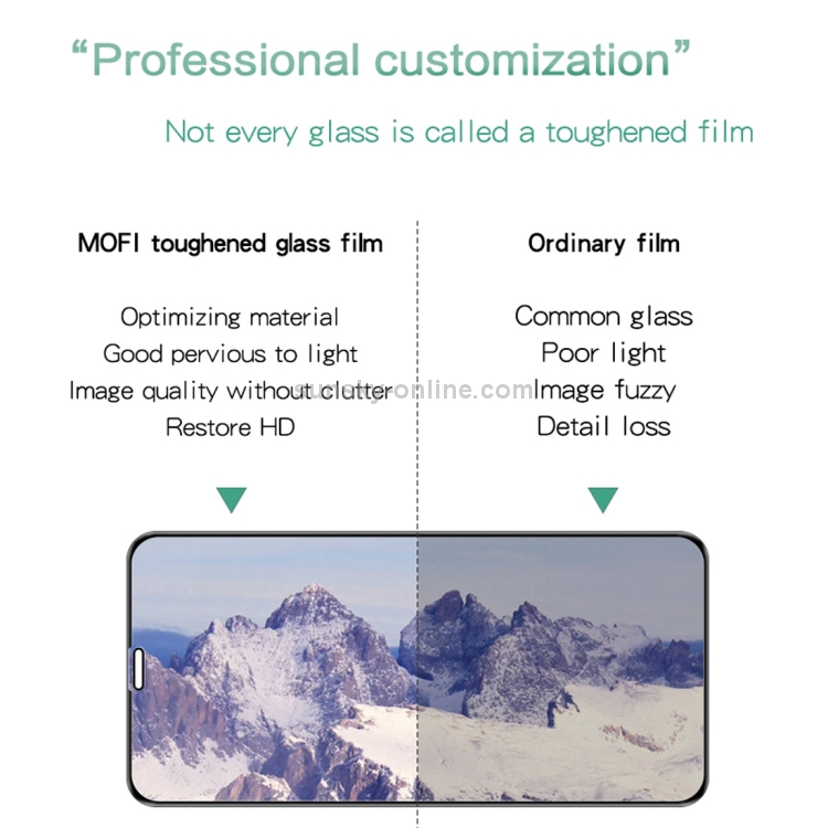 For iPhone XS Max MOFI 9H 3D Explosion-proof Curved Screen Tempered Glass Film (Black) For iPhone XS Max MOFI 9H 3D Explosion-proof Curved Screen Tempered Glass Film (Black)