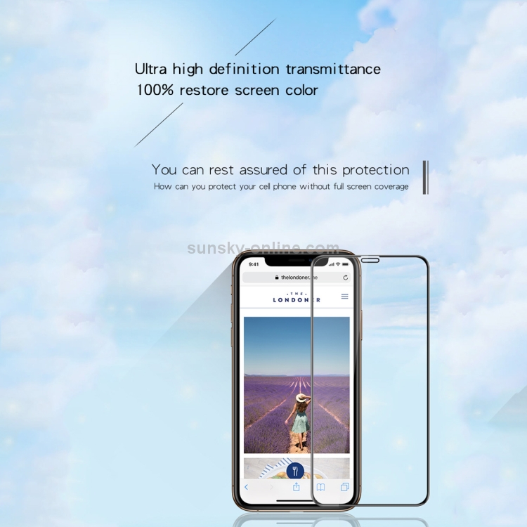 For iPhone XS MOFI 9H 3D Explosion-proof Curved Screen Tempered Glass Film (Black) For iPhone XS MOFI 9H 3D Explosion-proof Curved Screen Tempered Glass Film (Black)