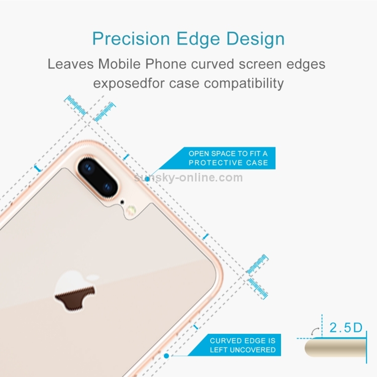 10 PCS for iPhone 8 Plus & 7 Plus 0.3mm 9H Surface Hardness 2.5D Curved Edge Explosion-proof Premium Tempered Glass Back Screen Protector 10 PCS for iPhone 8 Plus & 7 Plus 0.3mm 9H Surface Hardness 2.5D Curved Edge Explosion-proof Premium Tempered Glass Back Screen Protector