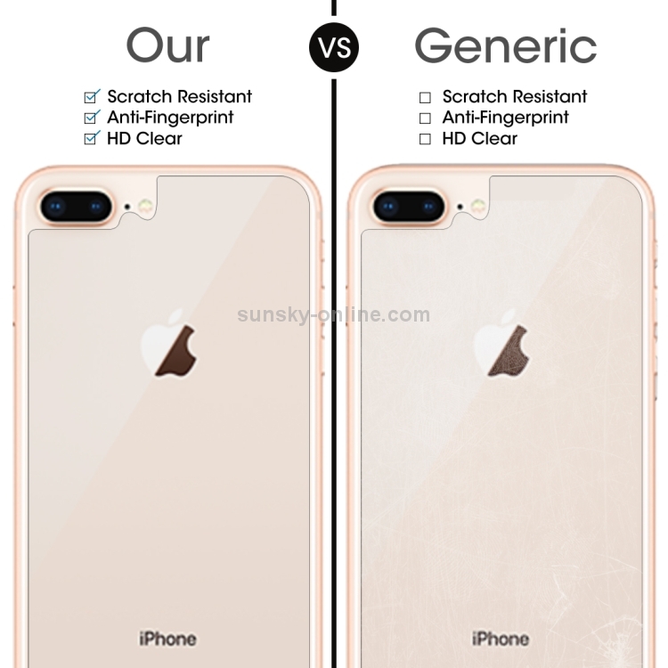 10 PCS for iPhone 8 Plus & 7 Plus 0.3mm 9H Surface Hardness 2.5D Curved Edge Explosion-proof Premium Tempered Glass Back Screen Protector 10 PCS for iPhone 8 Plus & 7 Plus 0.3mm 9H Surface Hardness 2.5D Curved Edge Explosion-proof Premium Tempered Glass Back Screen Protector