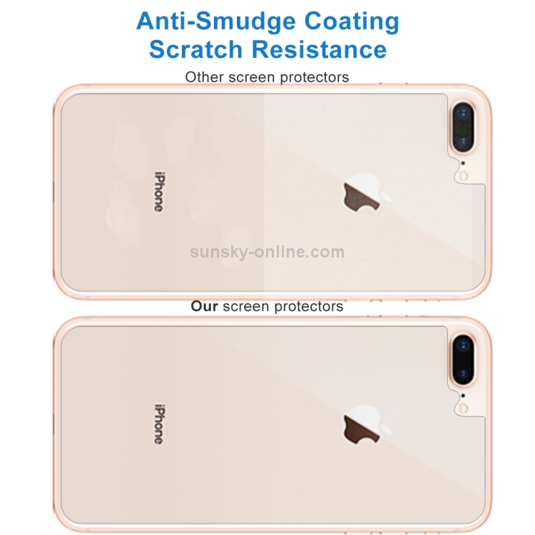 10 PCS for iPhone 8 Plus & 7 Plus 0.3mm 9H Surface Hardness 2.5D Curved Edge Explosion-proof Premium Tempered Glass Back Screen Protector 10 PCS for iPhone 8 Plus & 7 Plus 0.3mm 9H Surface Hardness 2.5D Curved Edge Explosion-proof Premium Tempered Glass Back Screen Protector